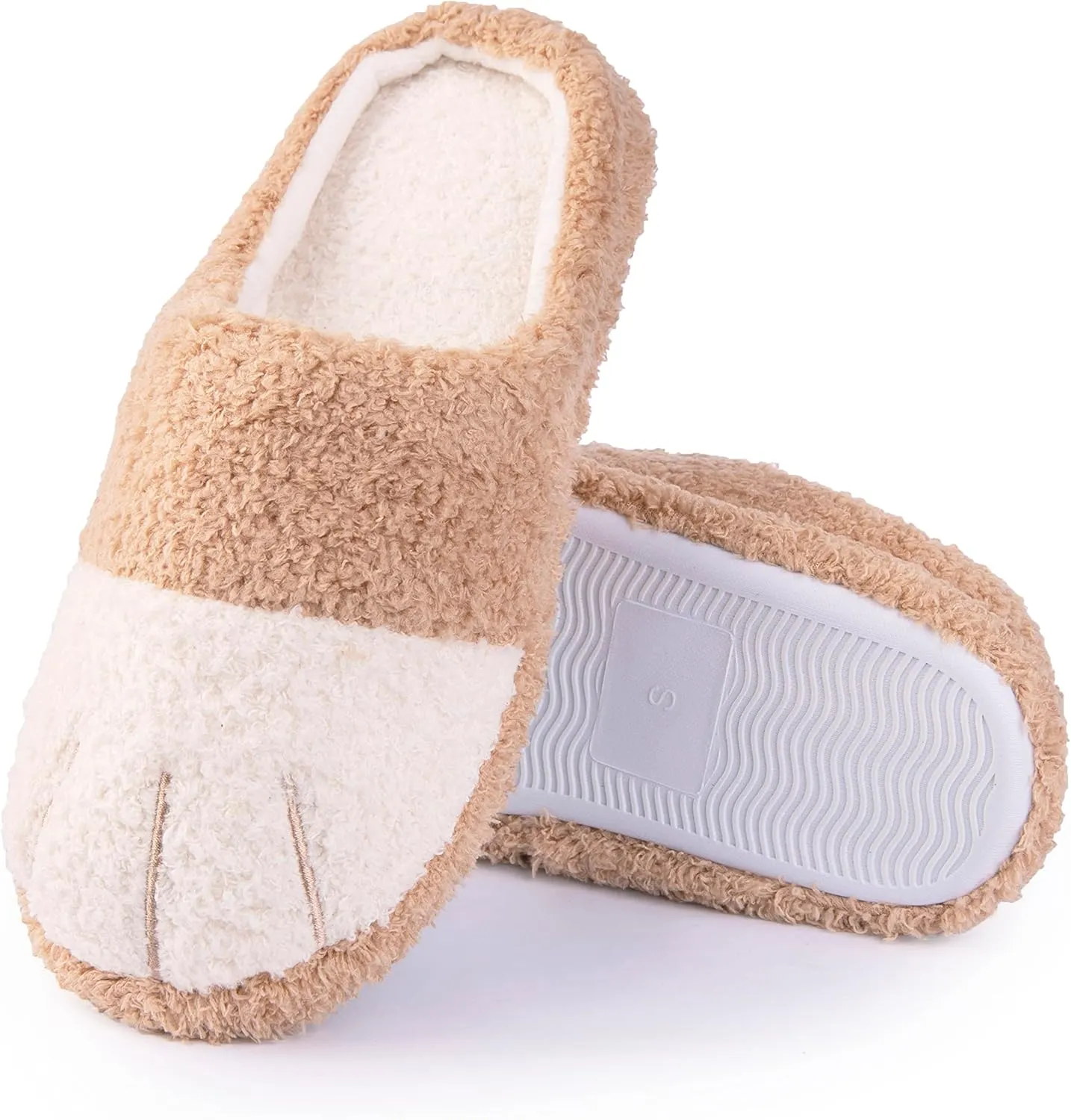 Handcraft Softee Ladies Aesthetic Slippers, Cozy Slip On Clog Slipper, Soft Rubber Sole Womens House Shoes, Plush Bedroom Clogs