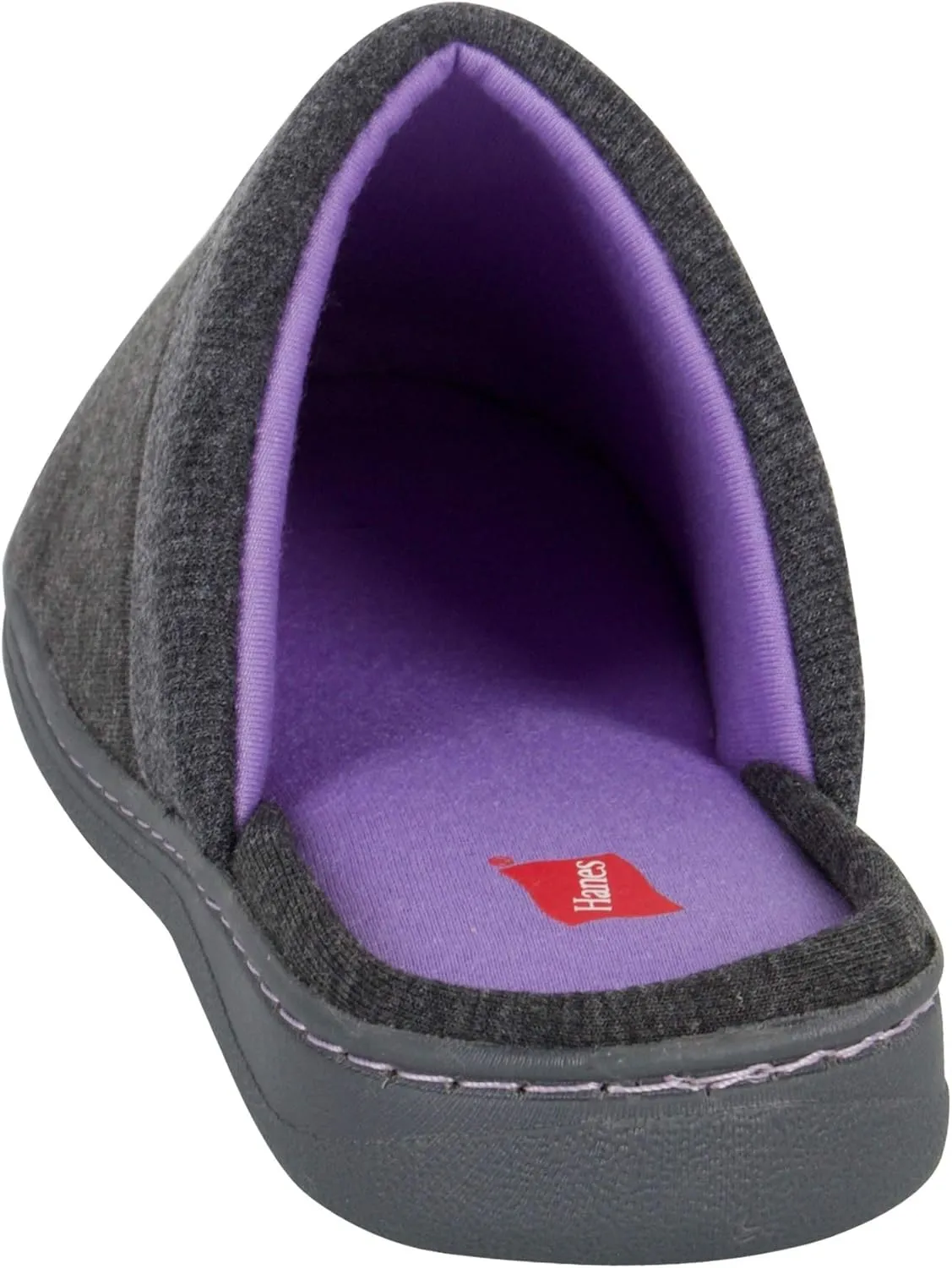 Hanes womens Comfort Cotton on Scuff With Memory Foam and Anti-skid Sole Slipper