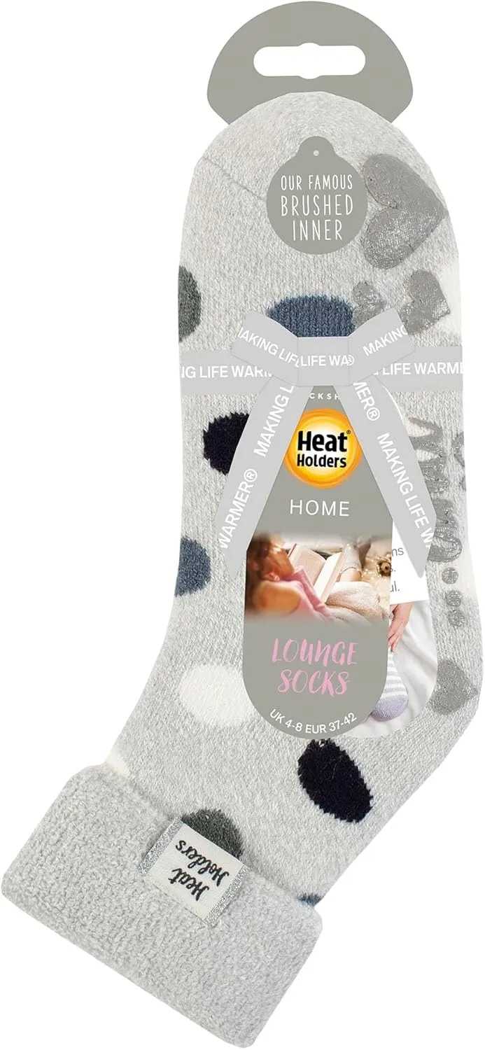 HEAT HOLDERS Womens Lounge Cosy Socks Thermal Comfy Winter Bed Slipper Socks