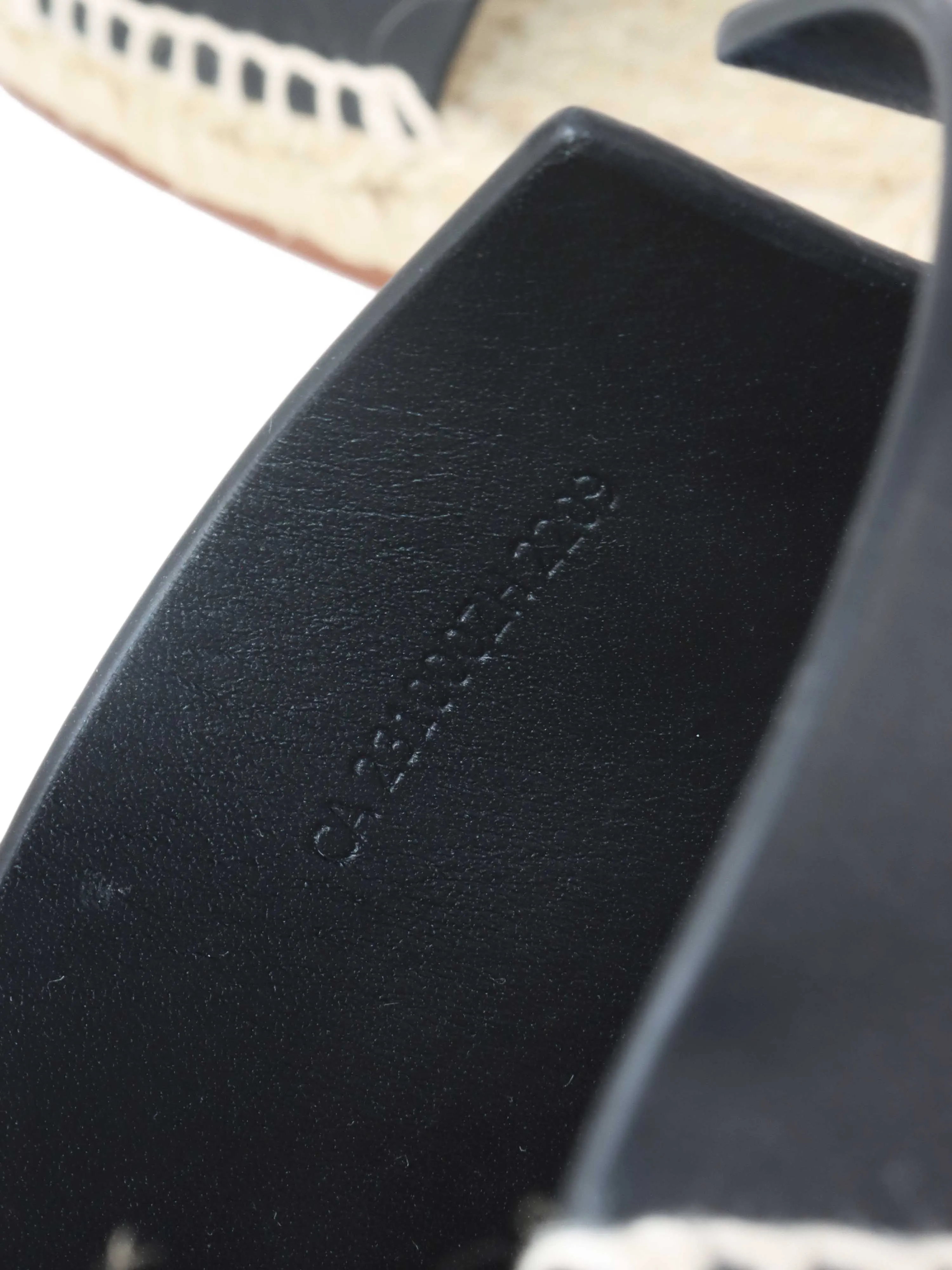 Hermes Black Antigua Espadrille.