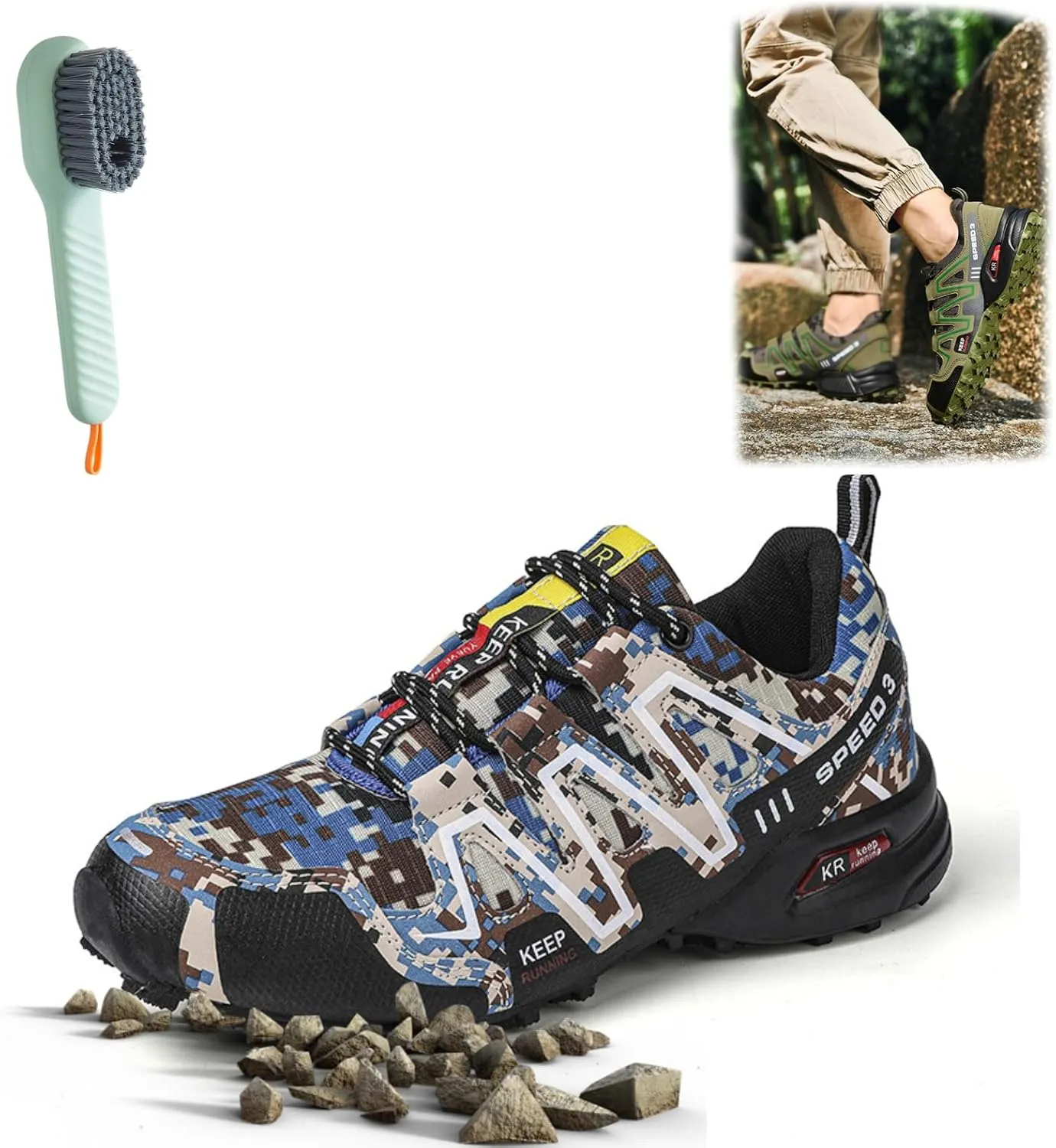 Hike Balance Shoes, Hike Balance Orthopedic Shoes, Comfortable Breathable Non-Slip Slip-on Sneakers, Non-Slip, Breathable, Lightweight and Flexible for Man & Women