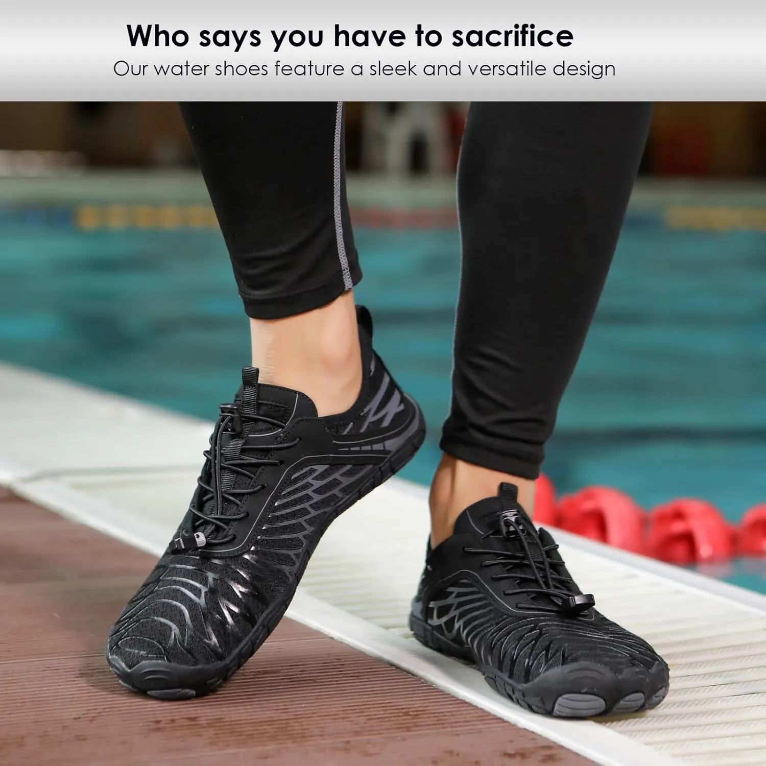 Hike Barefoot Shoes Breathable Non-Slip Athletic Footwear Wide Toe Water Shoes for Women & Men