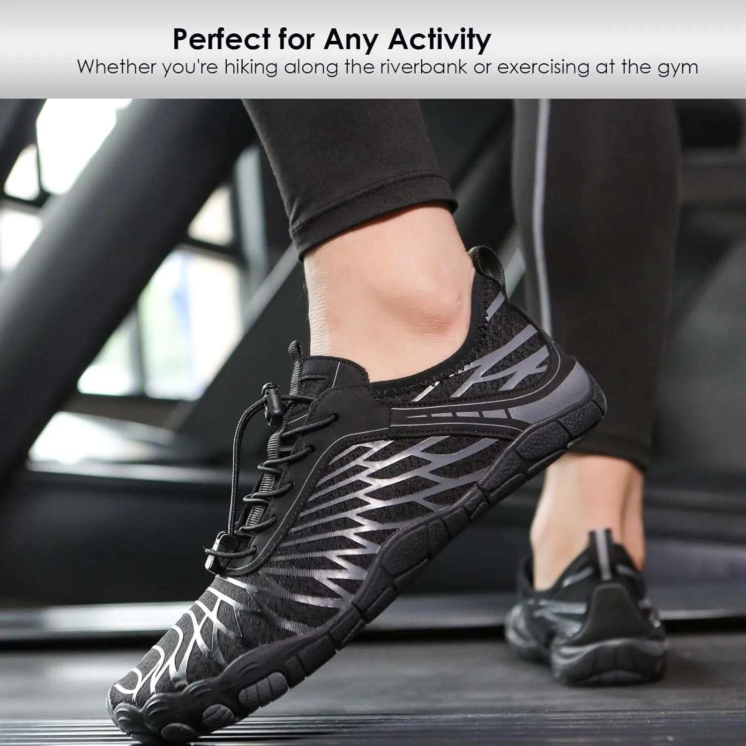 Hike Barefoot Shoes Breathable Non-Slip Athletic Footwear Wide Toe Water Shoes for Women & Men