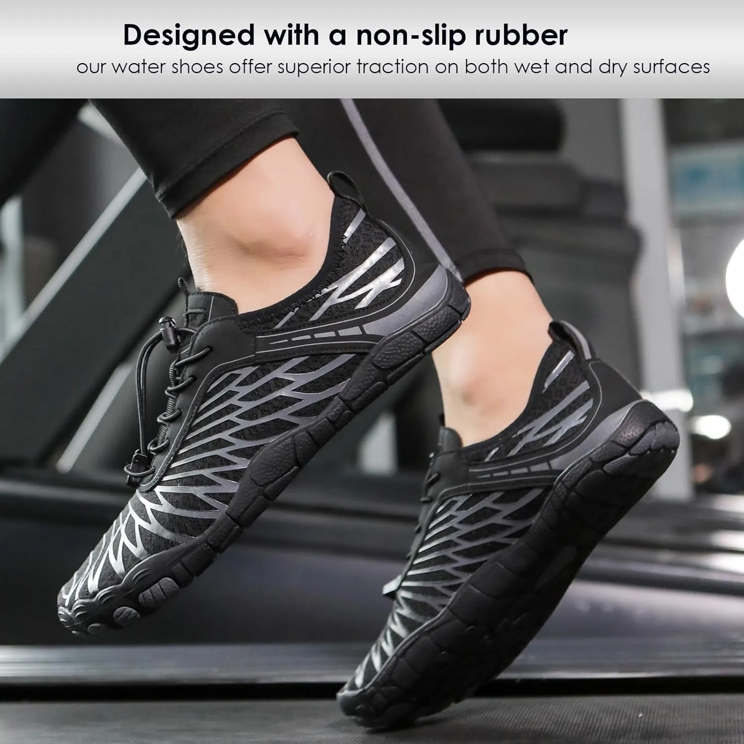 Hike Barefoot Shoes Breathable Non-Slip Athletic Footwear Wide Toe Water Shoes for Women & Men