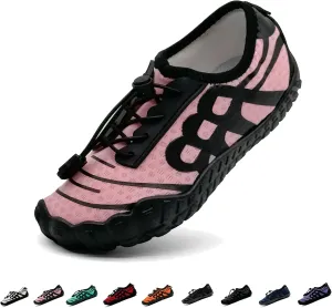 Hike Barefoot Shoes for Women Men Breathable Slip-on Barefoot Water Shoes with Wide Toe Box Non-Slip Athletic Footwear for Hiking Walking Pool Beach Swim Aqua Sport