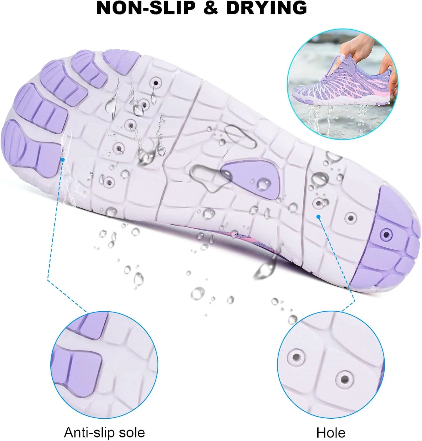 Hike Barefoot Shoes Women Men Non-Slip Healthy Breathable Fashion Trail Running Womens Mens Wide Toe Zero Drop Water Shoe
