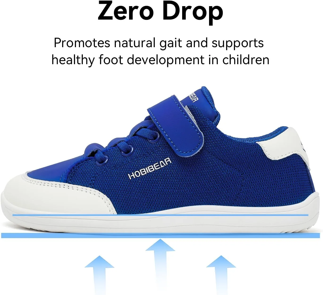 HOBIBEAR Kids Barefoot Shoes Wide Toe Box Zero Drop for Toddler Little Big Kid Boys Girls Walking Sneaker