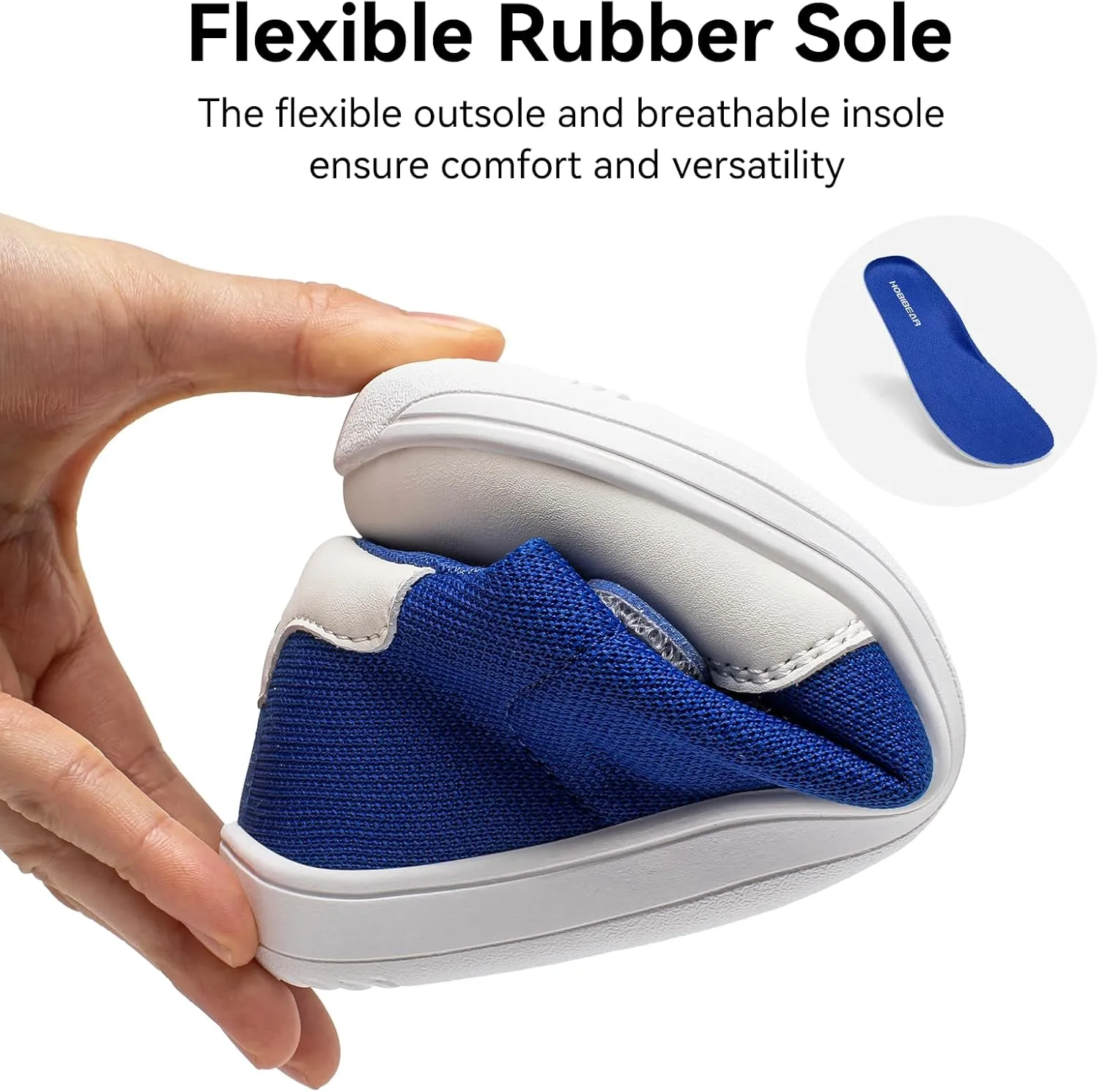HOBIBEAR Kids Barefoot Shoes Wide Toe Box Zero Drop for Toddler Little Big Kid Boys Girls Walking Sneaker