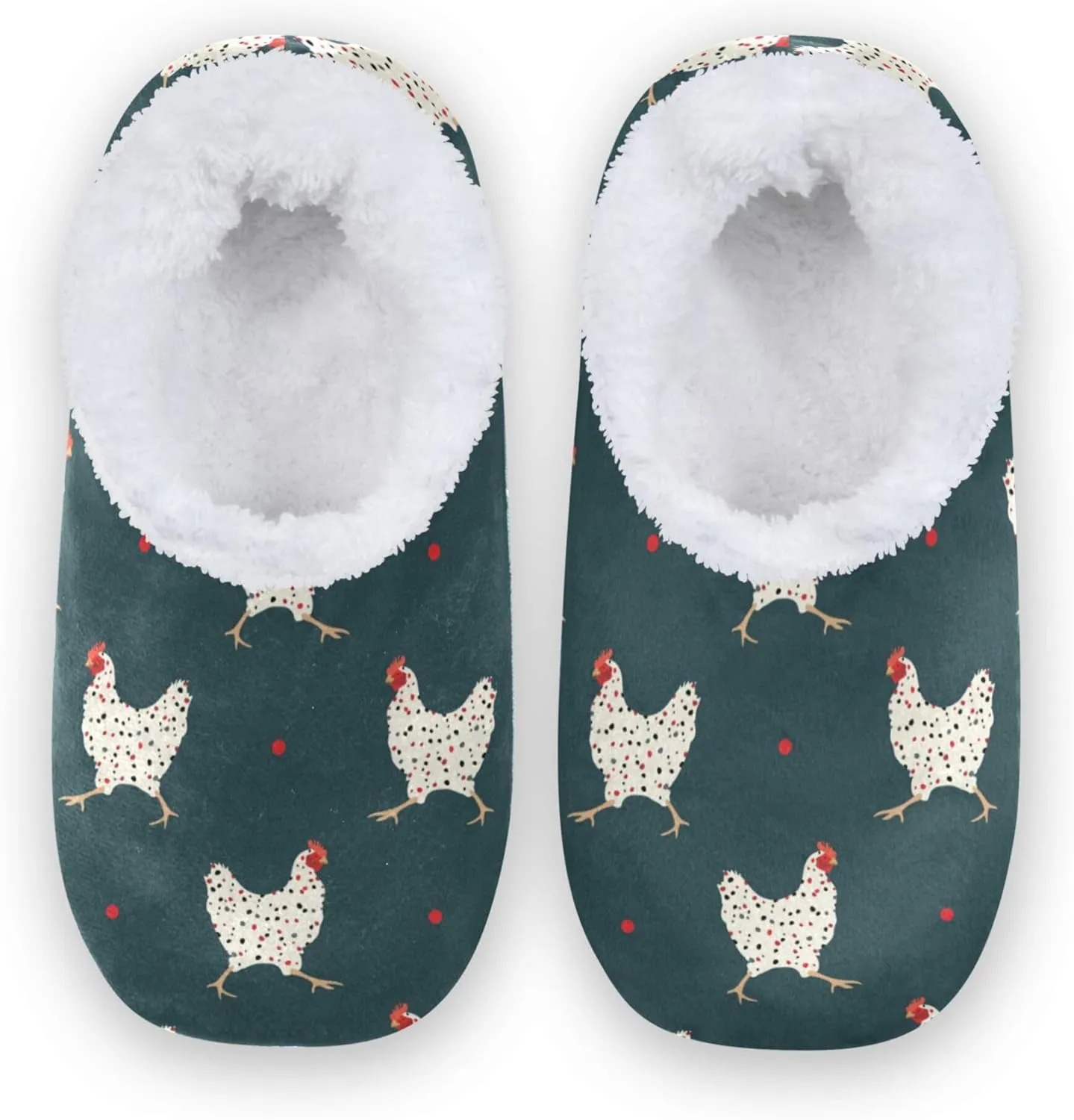 House Slippers Fuzzy Memory Foam Soft Slipper Socks for Woman Men