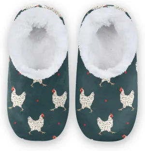 House Slippers Fuzzy Memory Foam Soft Slipper Socks for Woman Men