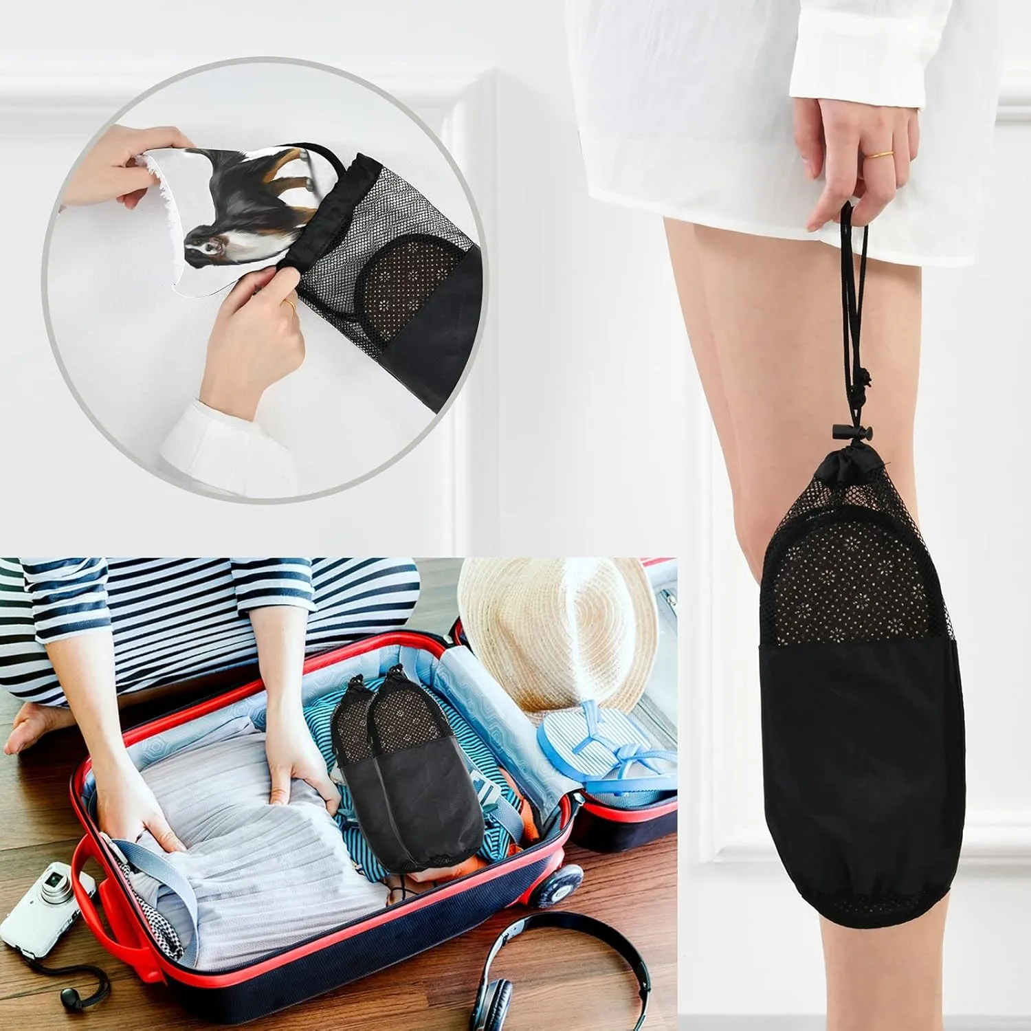 House Spa Slippers Slipper for Women Men Travel Home Slippers Soft Memory Foam Slipper Non Slip for Hotel Bedroom Shoes Slippers