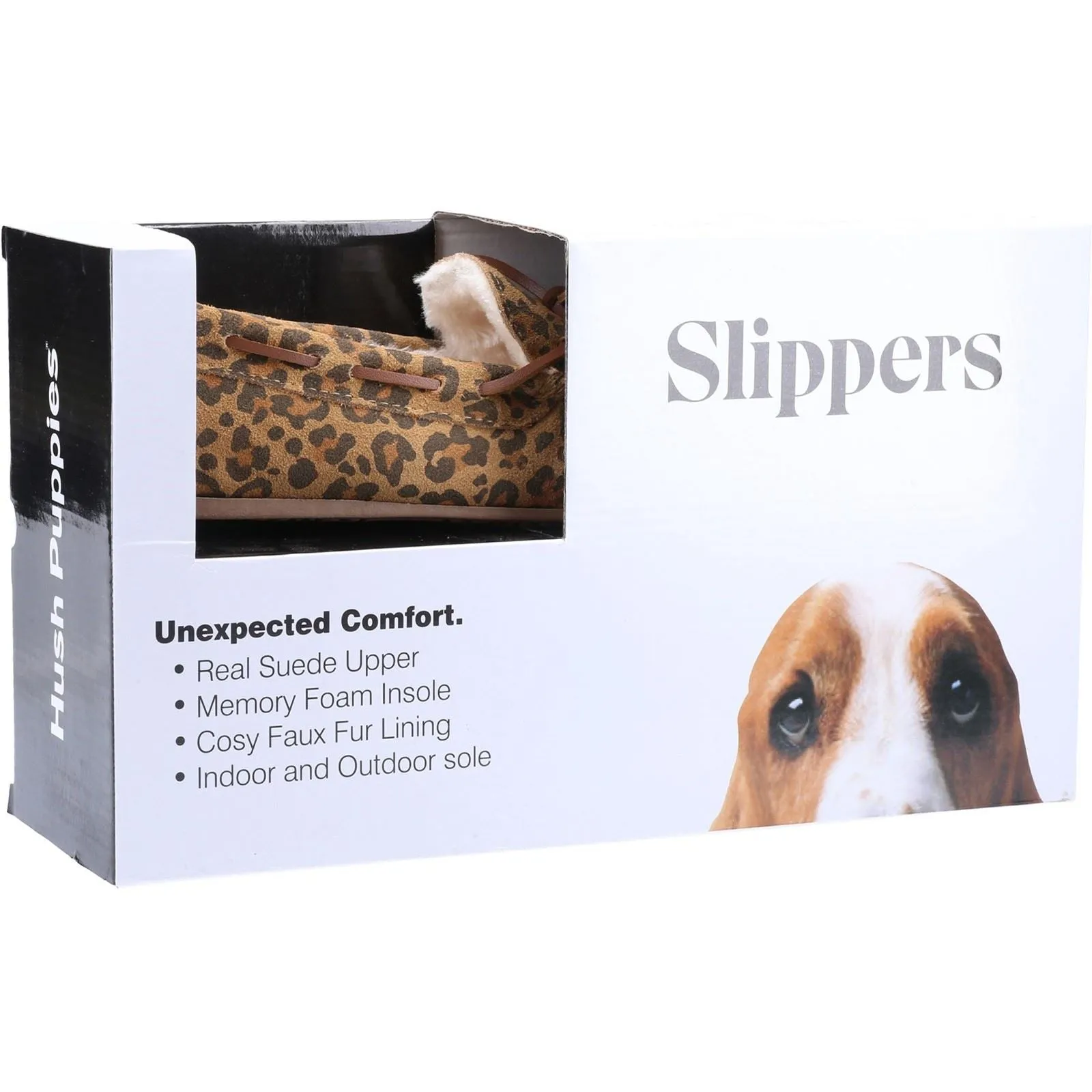 Hush Puppies Allie Suede Women's Leopard Slippers