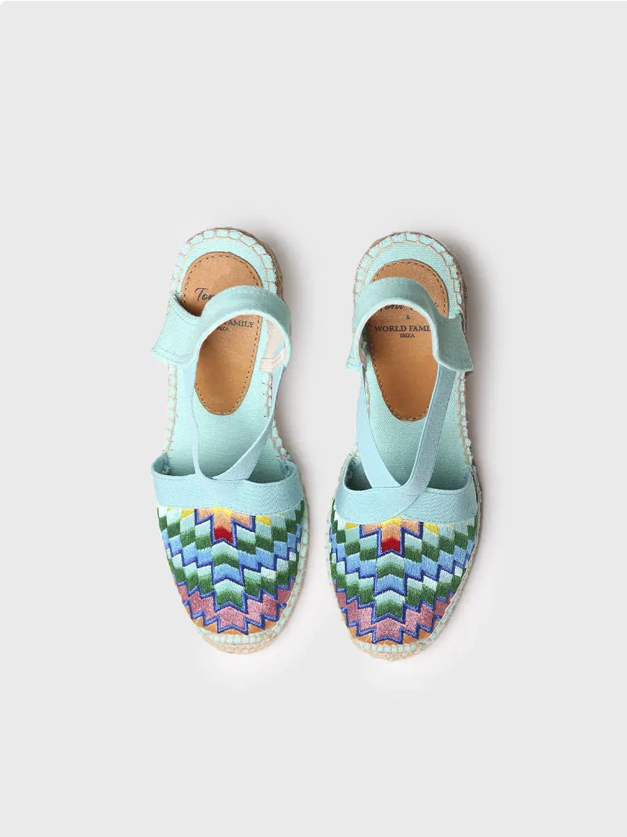 Ibizan espadrille - GARDENIA