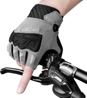 INBIKE Fingerless Cycling Gloves Breathable Protective for Road Mountain Bike MTB Riding