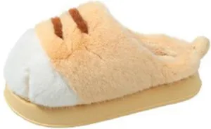 Indoor Outdoor Slippers Women Cute Funny 3D Cat Paw Cartoon Slipper Warm Fluffy Furry Winter Bedroom House Shoes
