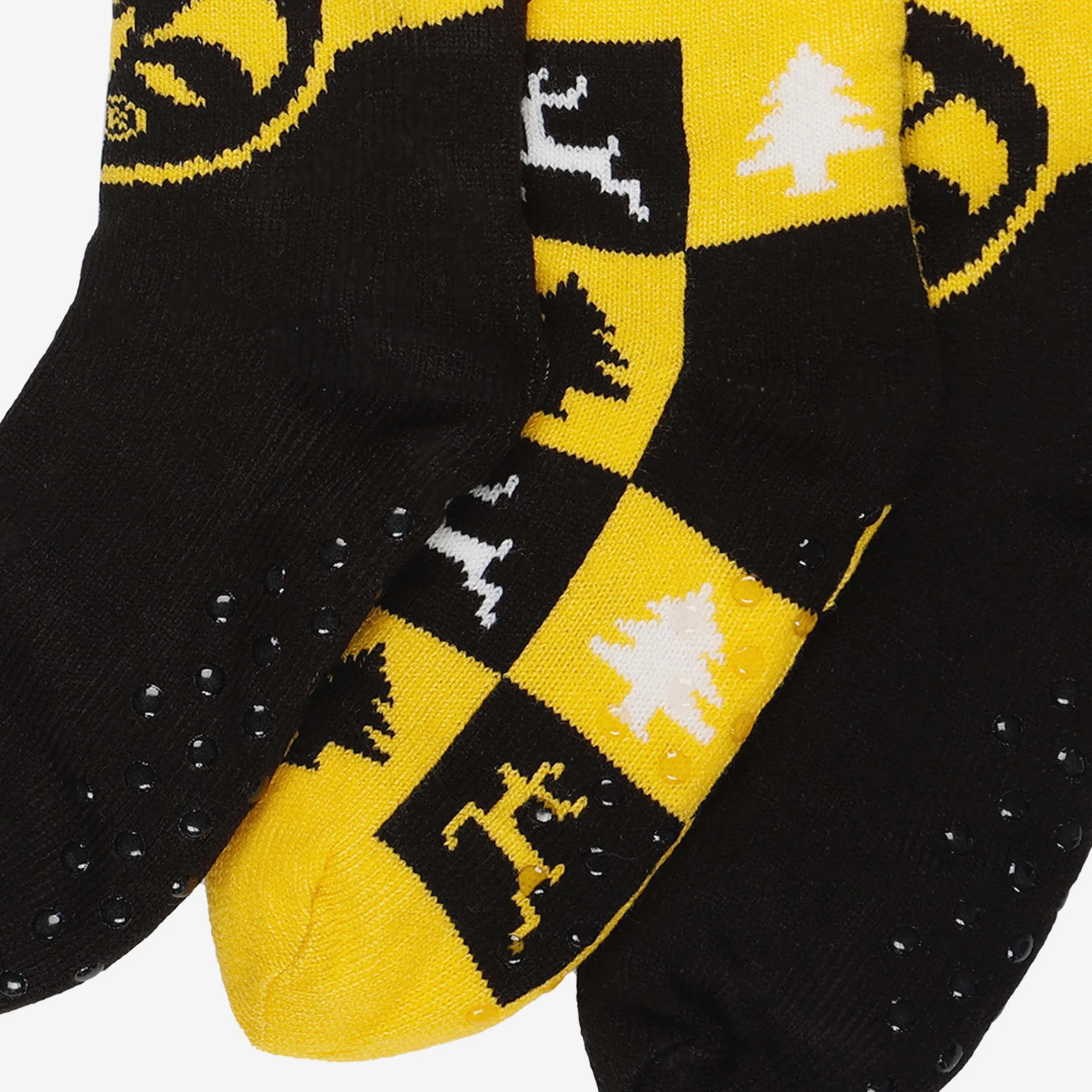 Iowa Hawkeyes Womens Fan Footy 3 Pack Slipper Socks