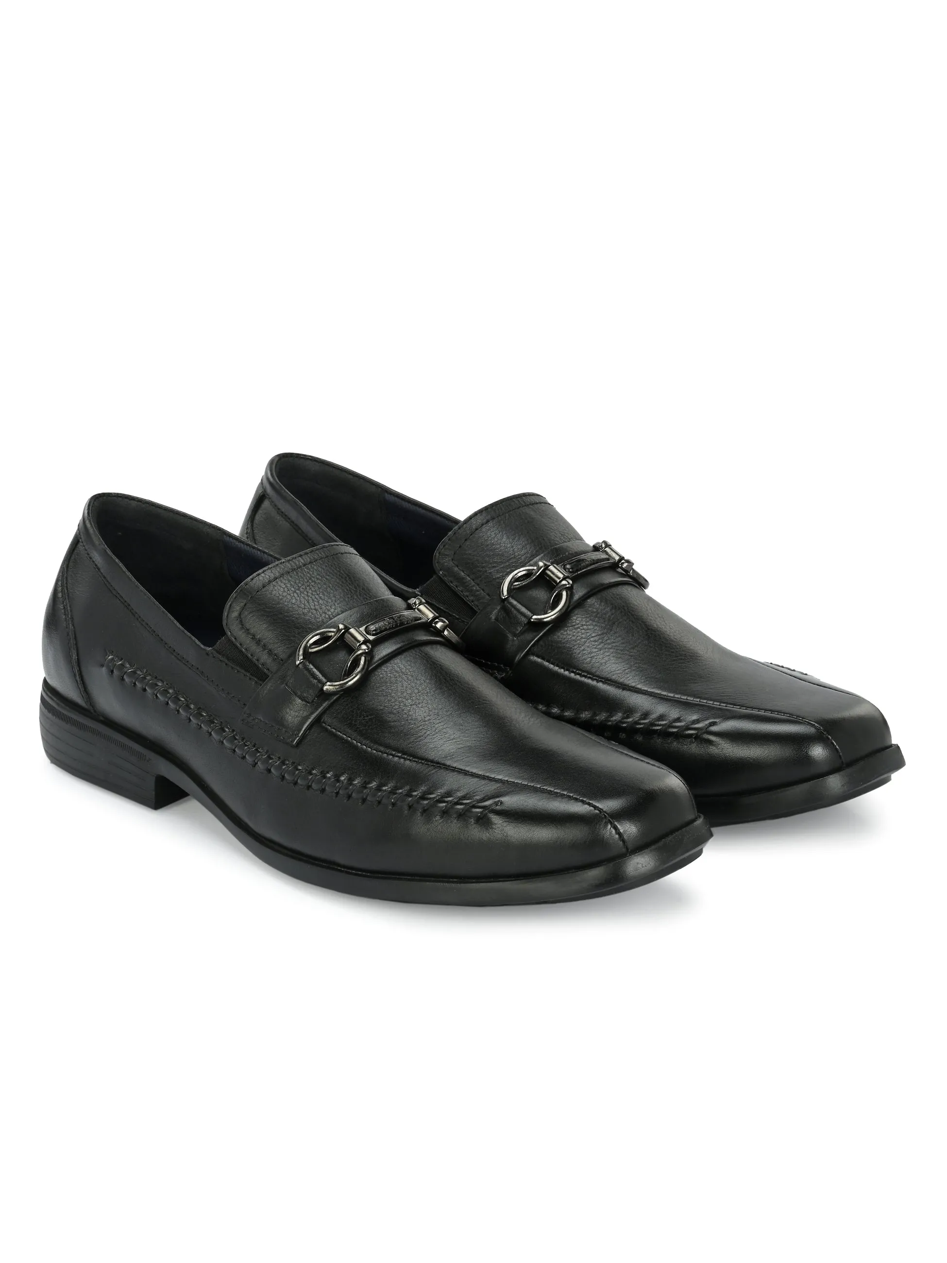 Jace Black Formal Slip-on Shoes For Men