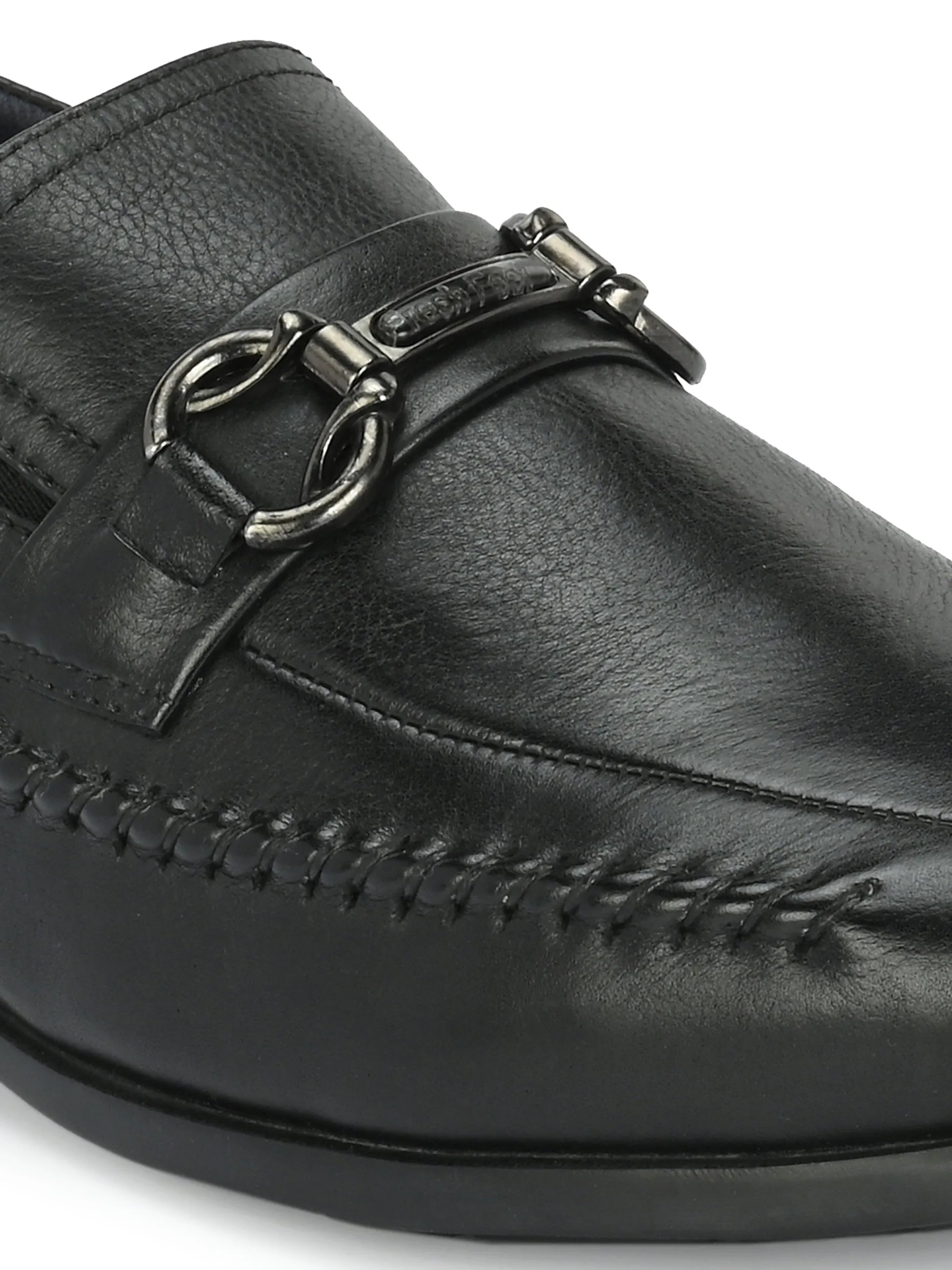 Jace Black Formal Slip-on Shoes For Men