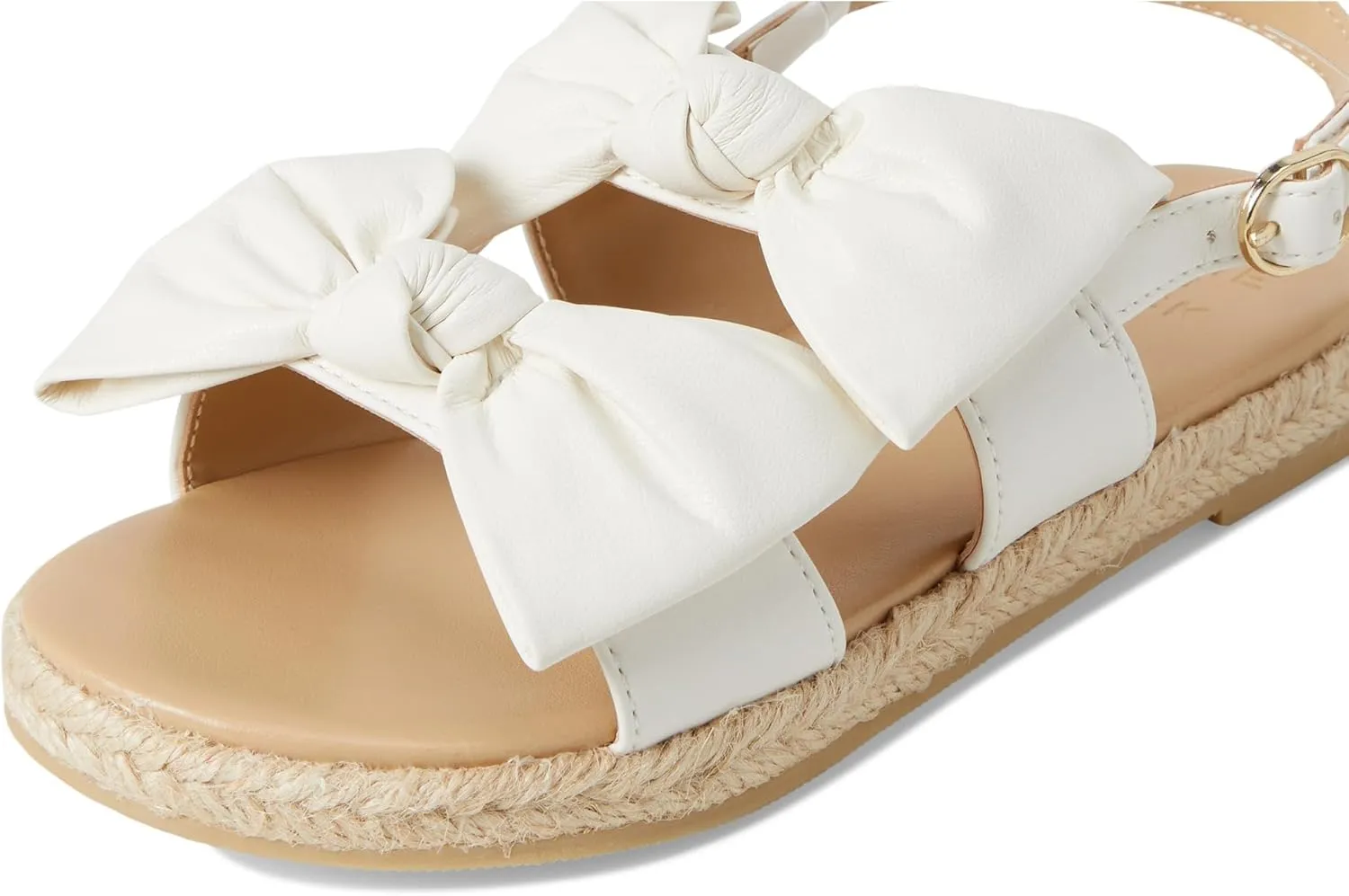 Janie and Jack Girl's Bow Espadrille Sandal (Toddler/Little Big Kid) Flat