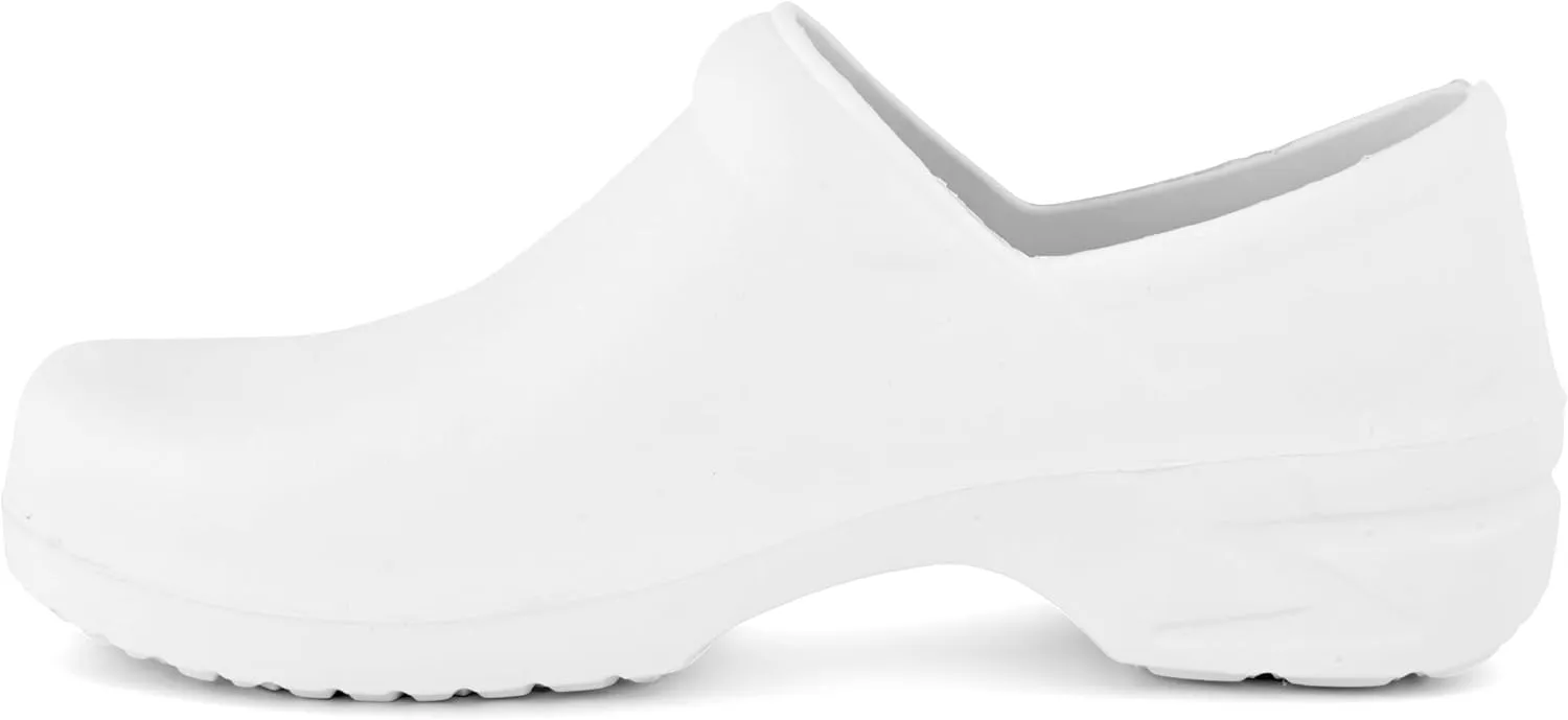 JEFFRICO Breathable Clogs for Women - Lightweight Slip-On Garden, Nursing & Work Shoes with Arch Support - Work Clogs Comfortable EVA Footwear