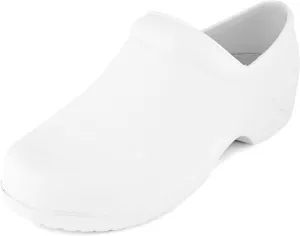 JEFFRICO Breathable Clogs for Women - Lightweight Slip-On Garden, Nursing & Work Shoes with Arch Support - Work Clogs Comfortable EVA Footwear