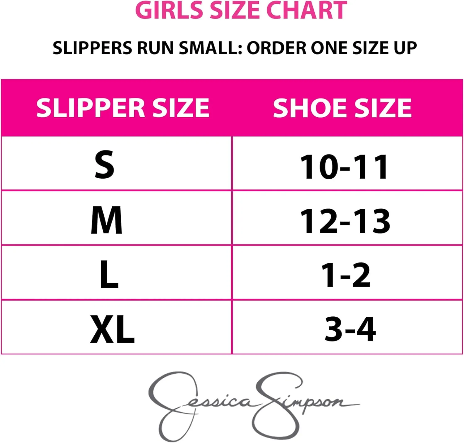 Jessica Simpson Girls Comfy Slippers - Cute Faux Fur Slip-on Shoes Memory Foam House Slipper