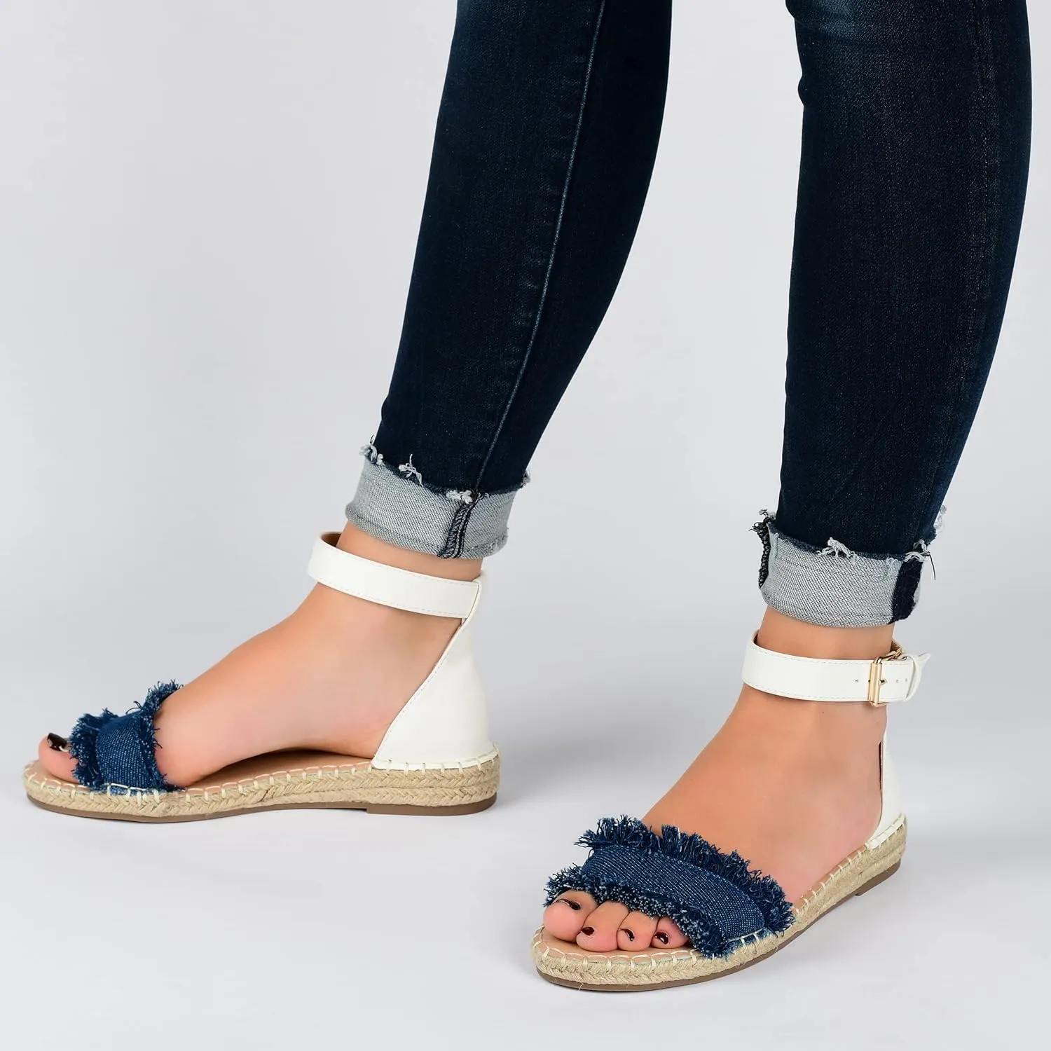 Journee Women's Comfort Foam Tristeen Espadrille Sandals