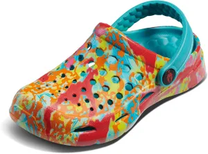 Joybees Kids Active Clog - Clogs for Kids, Rubber Shoe for Girls and Boys, Slip On Foam Sandals, Water Shoes with Strap for Toddlers and Children Size C4-J5