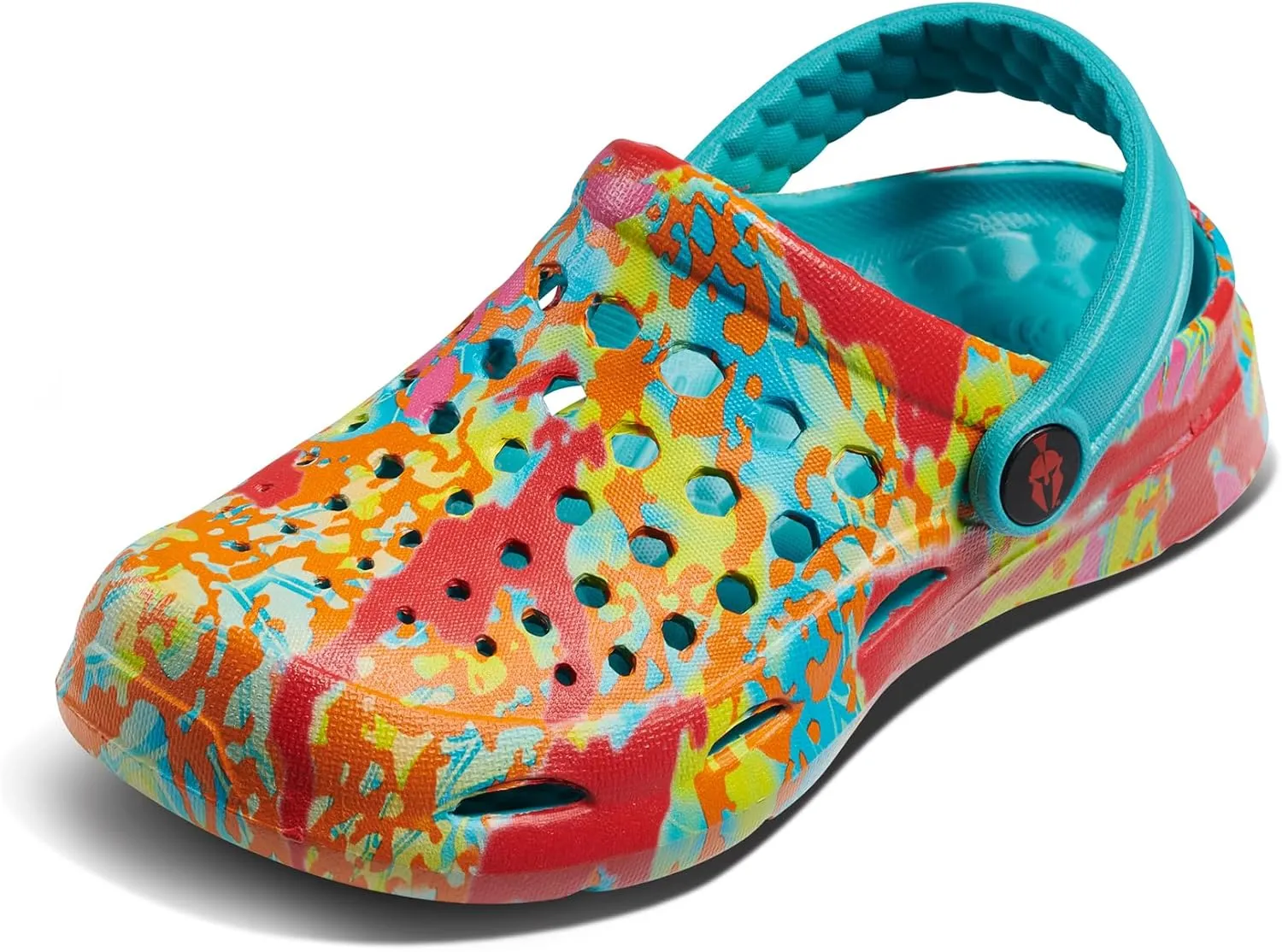 Joybees Kids Active Clog - Clogs for Kids, Rubber Shoe for Girls and Boys, Slip On Foam Sandals, Water Shoes with Strap for Toddlers and Children Size C4-J5