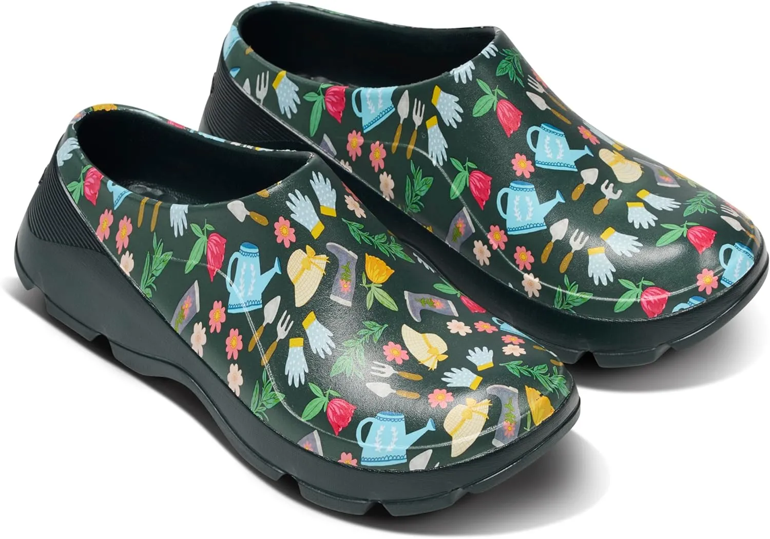 Joybees Women’s Grove Clogs, Outdoor Cute Slip-on Gardening Yard Shoes Slippers for Women