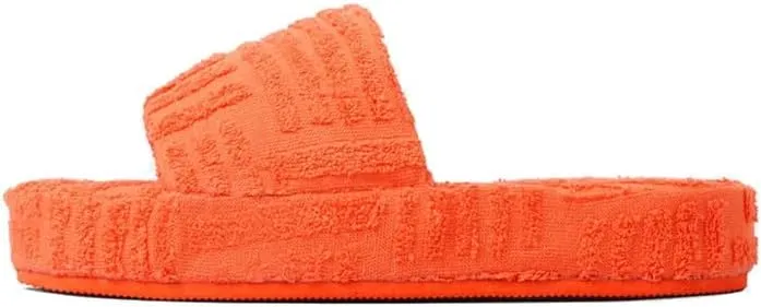 keleimusi Womens Towel Fabric Slipper Thick Sole Round Toe Strap Slide Sandals Shoes