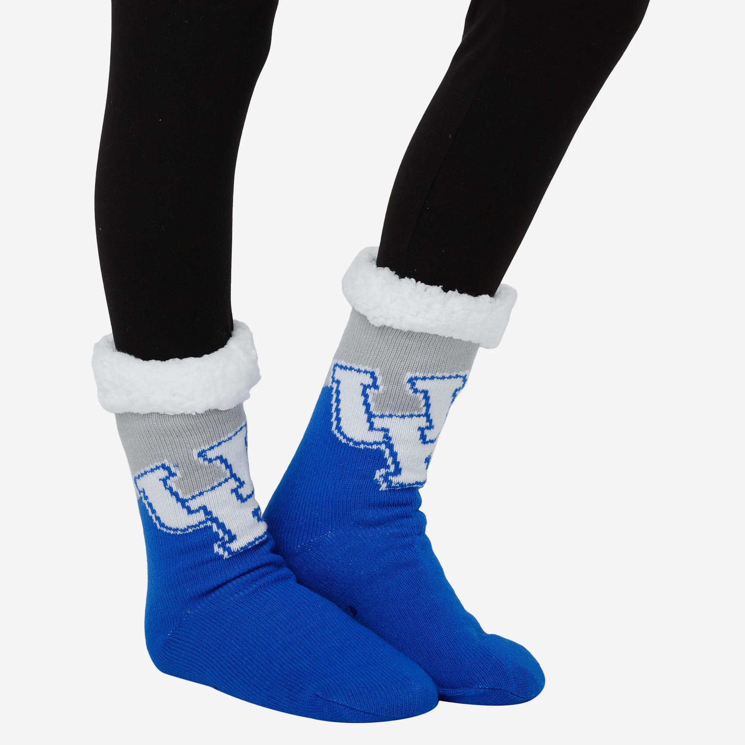 Kentucky Wildcats Womens Fan Footy 3 Pack Slipper Socks
