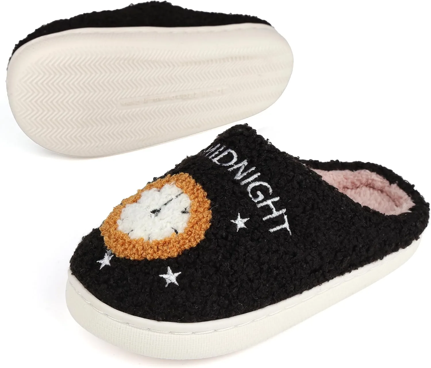 Kids House Slippers for Girls Boys Comfy Plush Slippers Shoes for Home Indoor