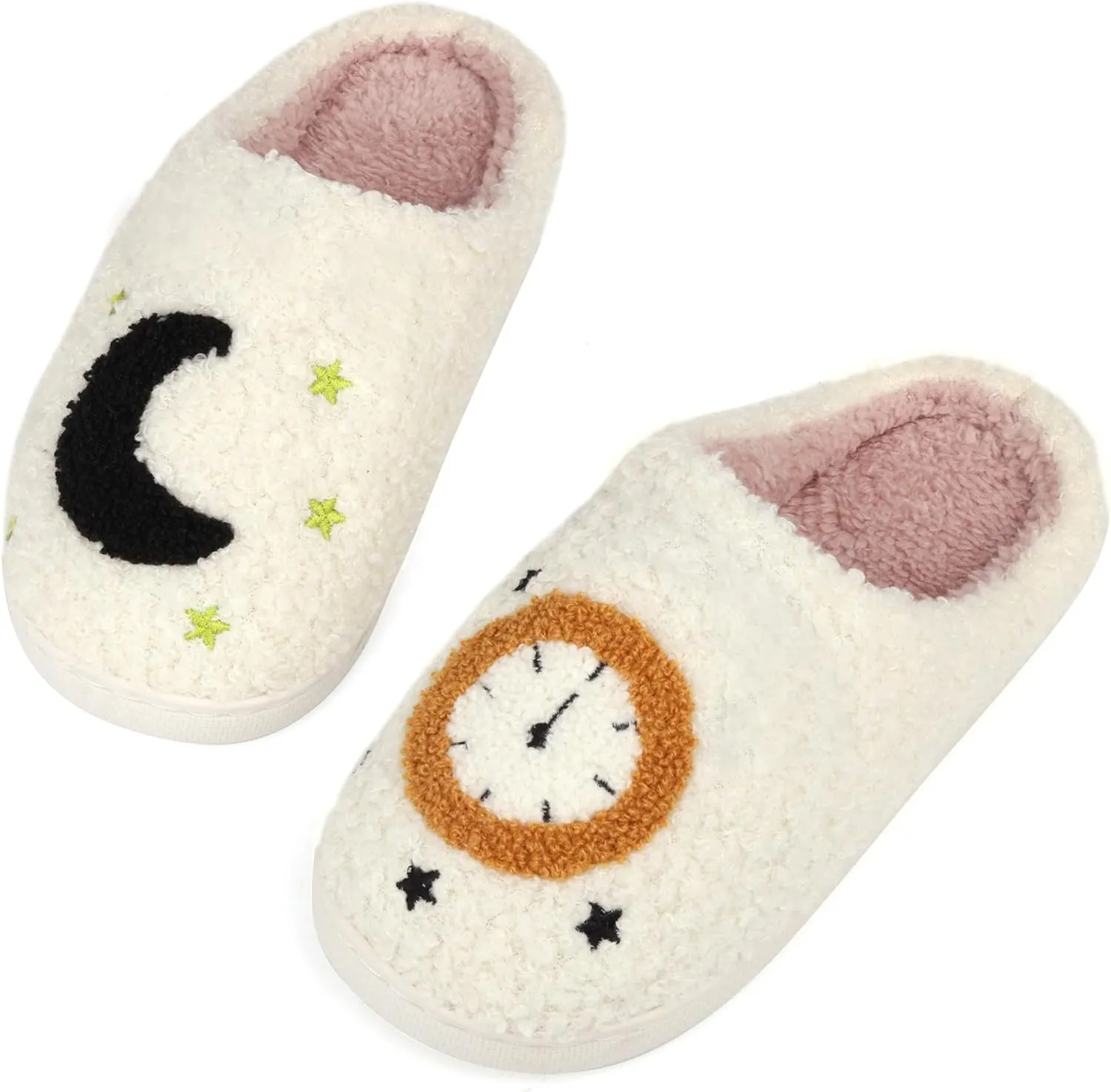 Kids House Slippers for Girls Boys Comfy Plush Slippers Shoes for Home Indoor