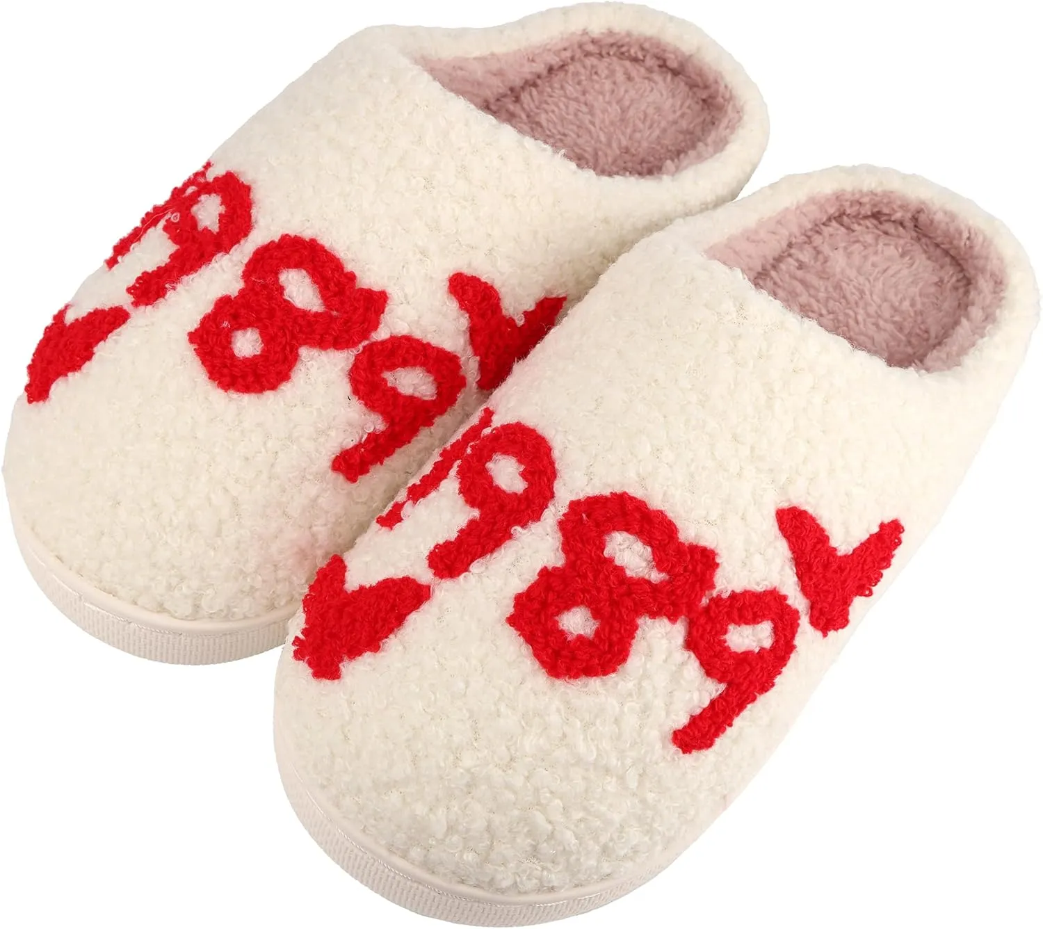 Kids House Slippers for Girls Boys Comfy Plush Slippers Shoes for Home Indoor