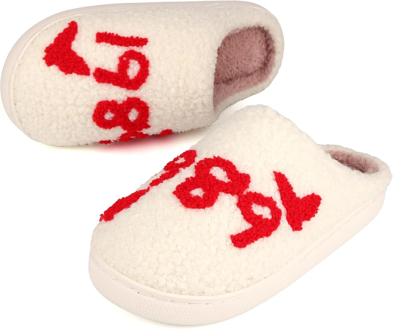 Kids House Slippers for Girls Boys Comfy Plush Slippers Shoes for Home Indoor