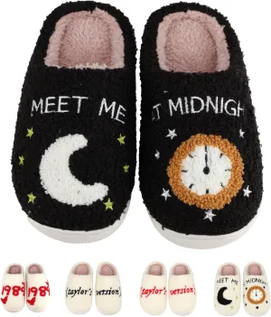 Kids House Slippers for Girls Boys Comfy Plush Slippers Shoes for Home Indoor