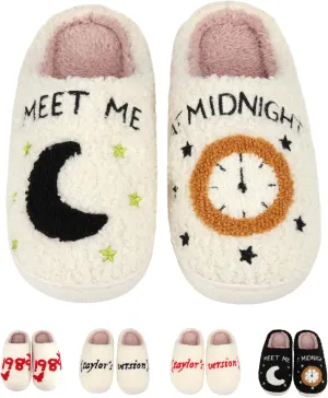 Kids House Slippers for Girls Boys Comfy Plush Slippers Shoes for Home Indoor