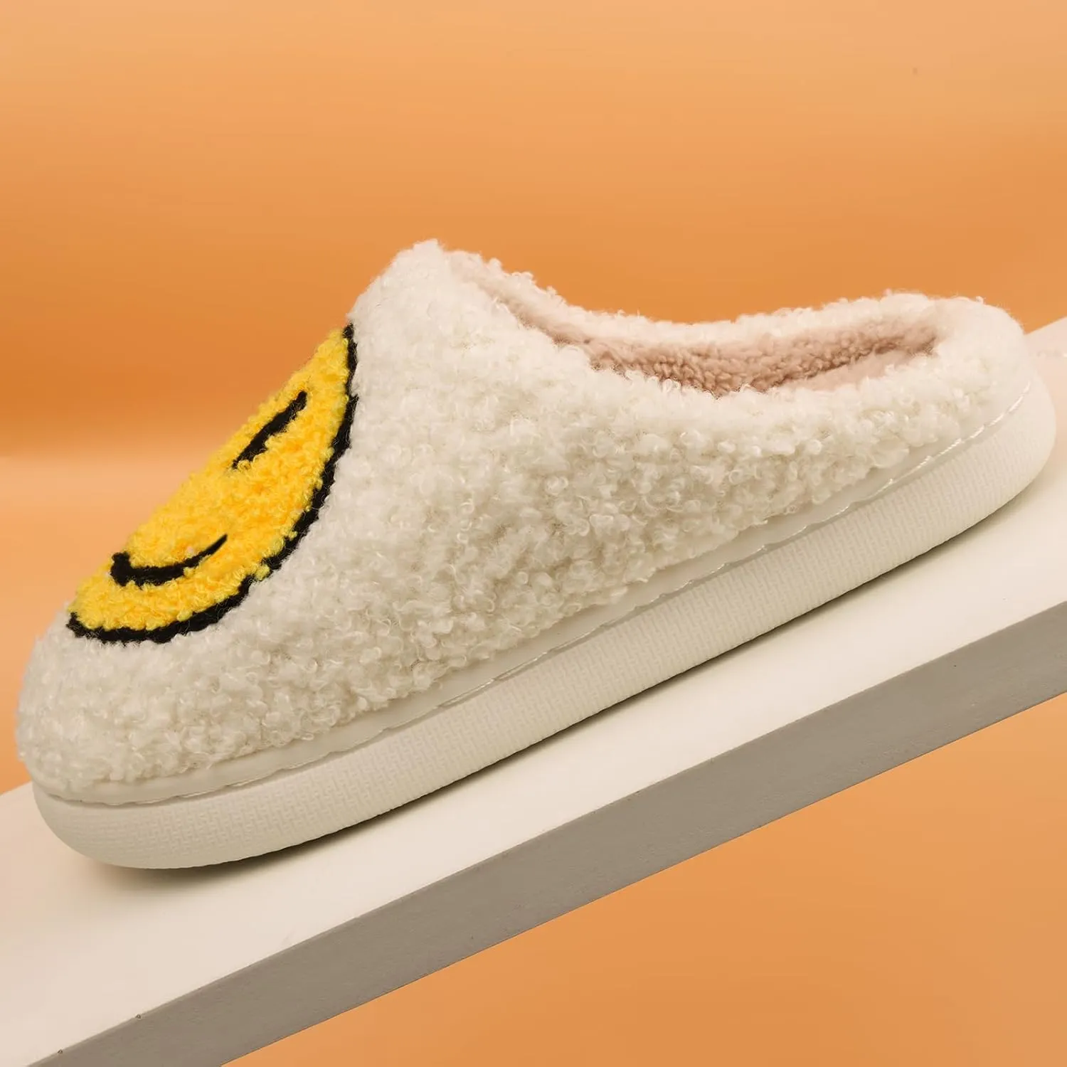 Kids Slippers丨Boys Girls Soft Plush Comfy Warm House Slippers丨Winter Indoor Outdoor Non-slip Fuzzy Flat Slides丨Slip-on Shoes