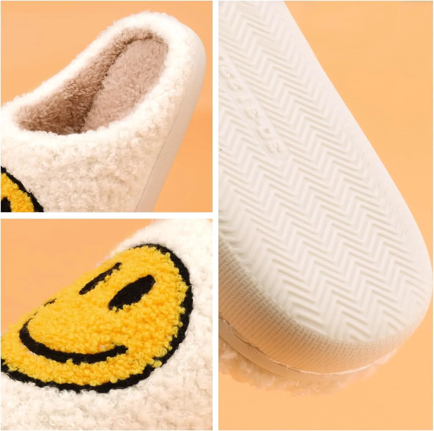 Kids Slippers丨Boys Girls Soft Plush Comfy Warm House Slippers丨Winter Indoor Outdoor Non-slip Fuzzy Flat Slides丨Slip-on Shoes