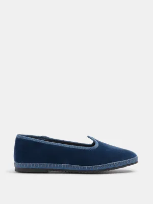 Kids Soft Venetian Slipper / Jeans Velvet