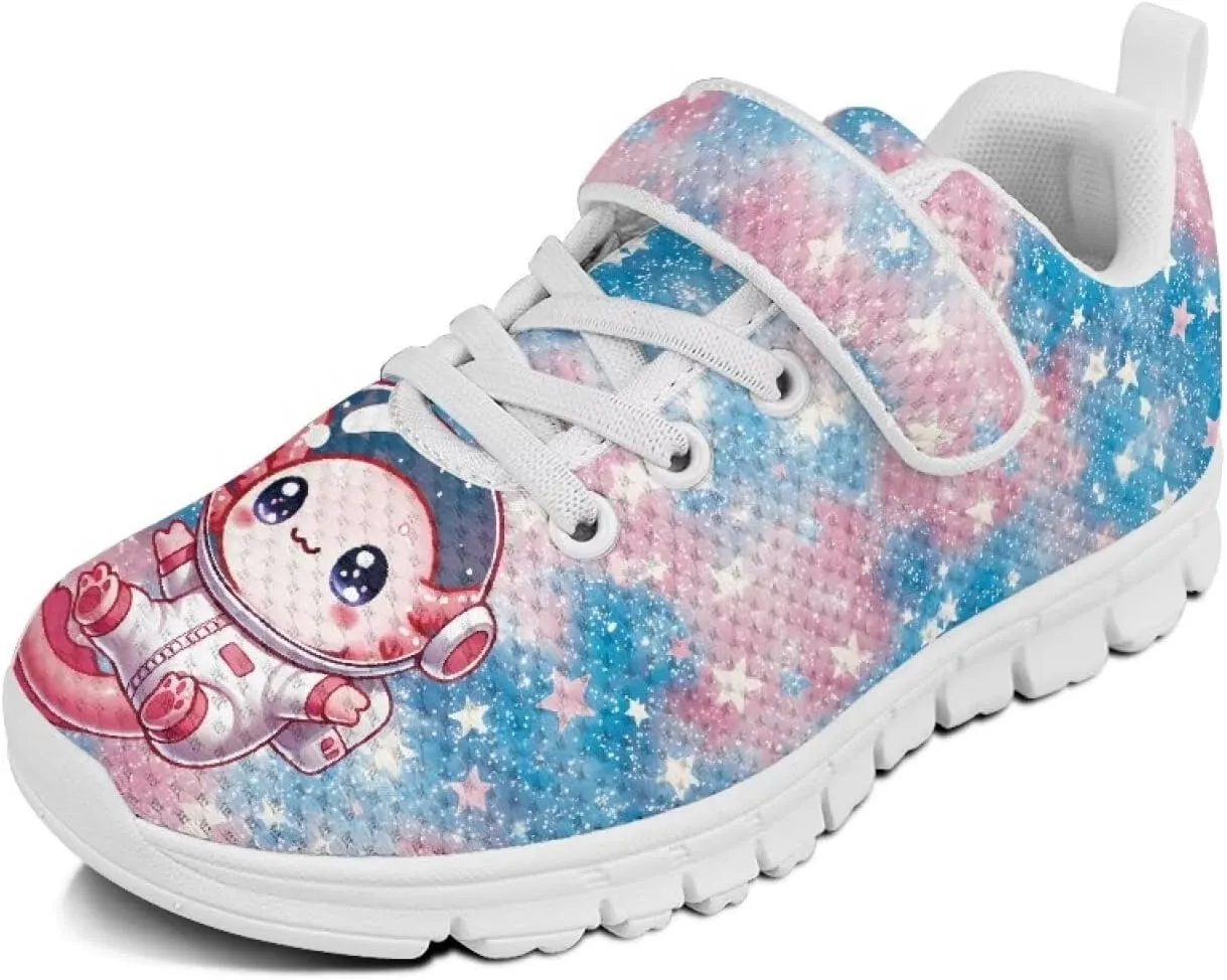 Kids Tennis Gym Shoes Slip On Sneakers Comfy Running Athletic Shoes