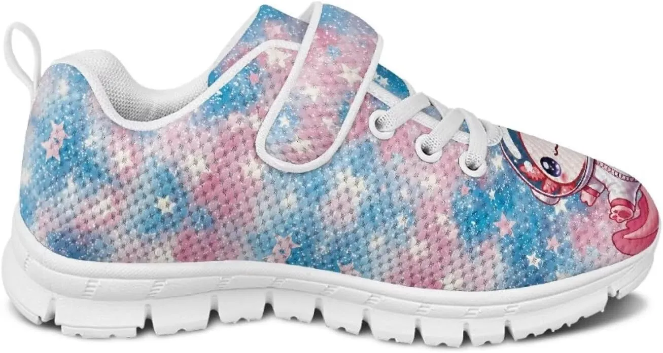Kids Tennis Gym Shoes Slip On Sneakers Comfy Running Athletic Shoes