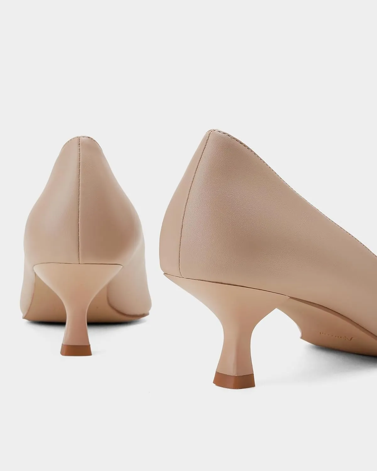 Kitten Heels for Women Pumps Pointed Closed Toe Heels 2 in Low Heel Comfy Formal Work Pumps