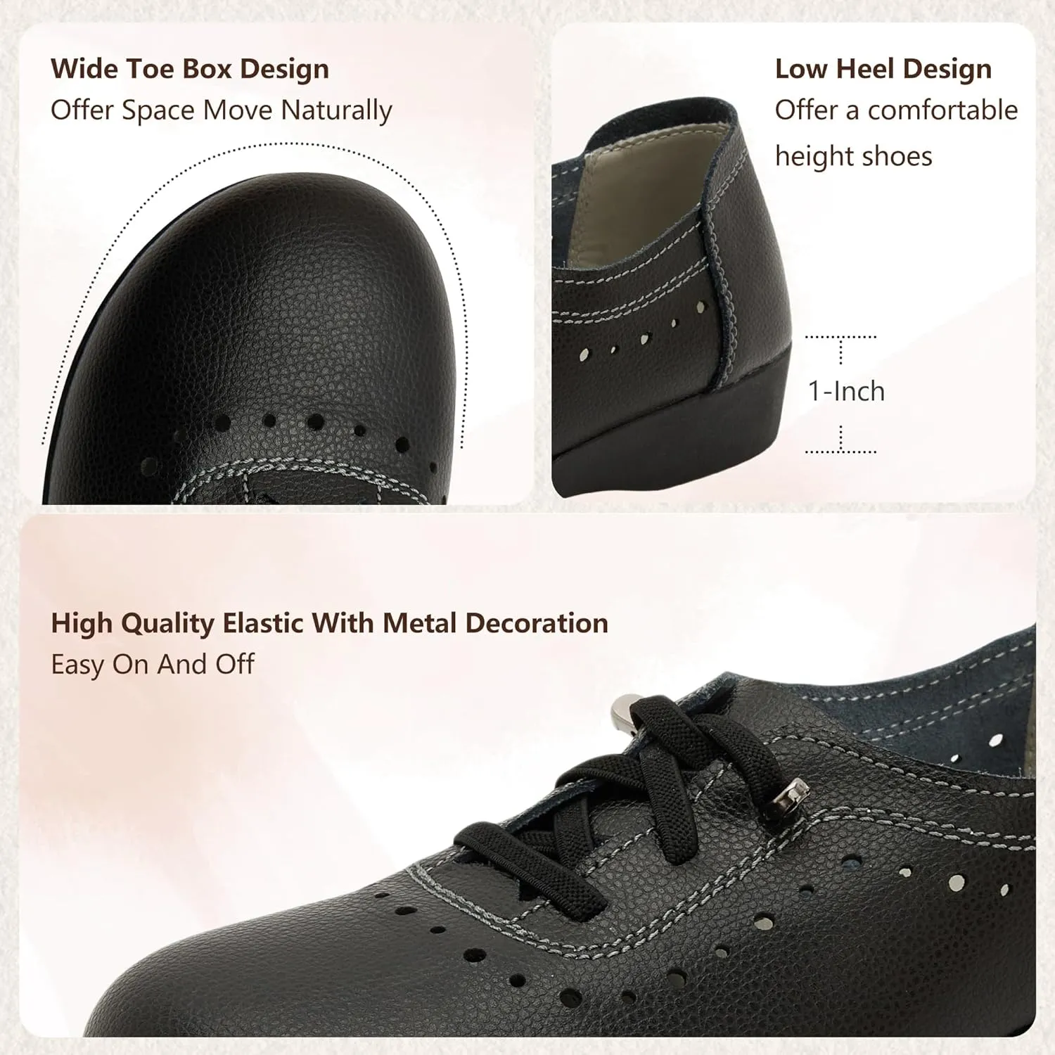 Kkyc Women's Shoes Comfy Fashion Loafers Slip on Leather Sneakers Cute Nurse Work Flats Lightweight Casual Walking Shoes