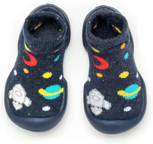 Komuello Toddler Boy Shoes, Premium Materials, Breathable, Washable, Non-Slip, Stay-On, Durable, Cotton Socks with Air Pocket Cushion for Indoor and Outdoor - BPA Free Toddler Shoes for Boys
