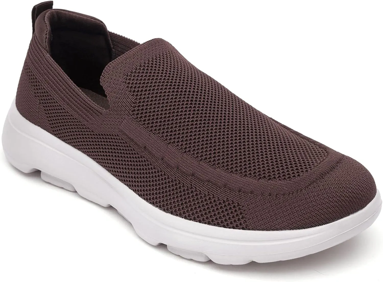 konhill Men's Walking Shoes Slip on Loafers- Mesh Casual Tennis Sneaker Breathable Shoes