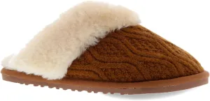 Lamo Womens Caroline Knit Scuff Slipper Shoes