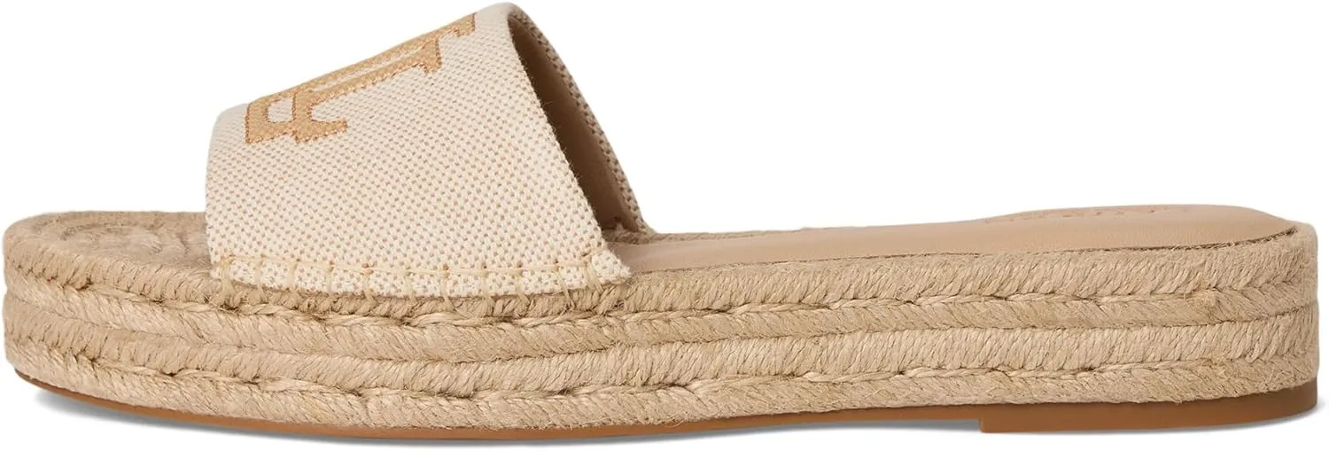 Lauren Ralph Lauren Women's Polly Cross-Dyed Canvas Espadrille Slipper