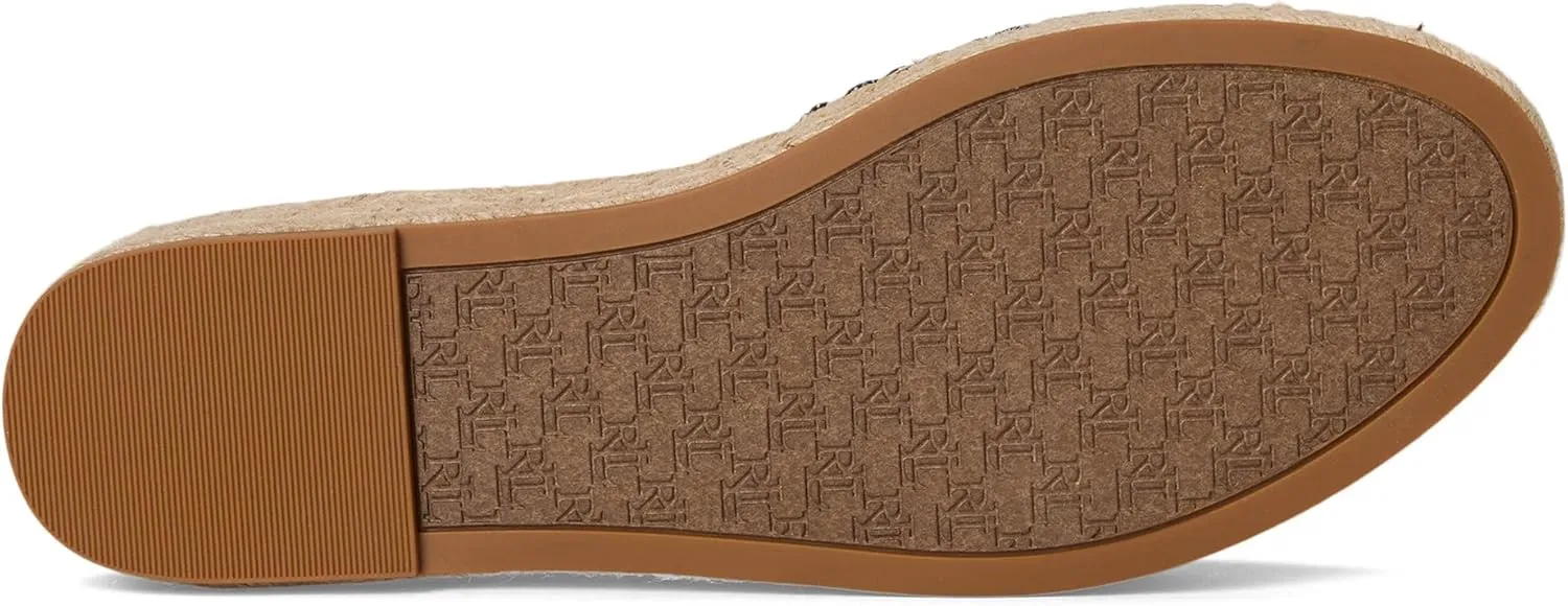 Lauren Ralph Lauren Women's Polly Cross-Dyed Canvas Espadrille Slipper